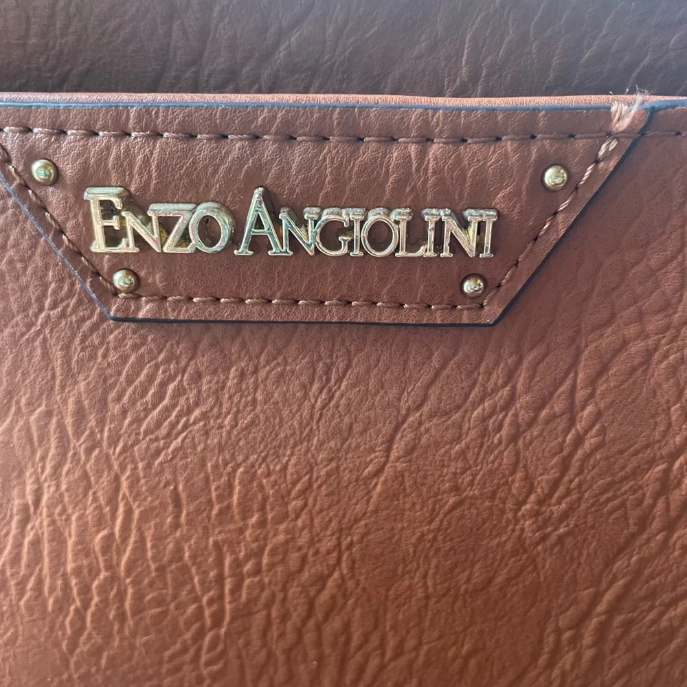 Enzo Angiolini Brown Leather Purse